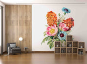 3D Hand Drawn Colorful Bouquet Wallpaper Wall Mural Wall Decor Wall Art Wall Sticker Remoable Wallpaper LQH