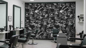 3D Barber Shop Hair Salon Haircut Specialist Wall Mural Wallpaper 4