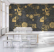3D School STEM Science Lab Classroom Teaching Aid Biology Wall Mural Wallpaper 11