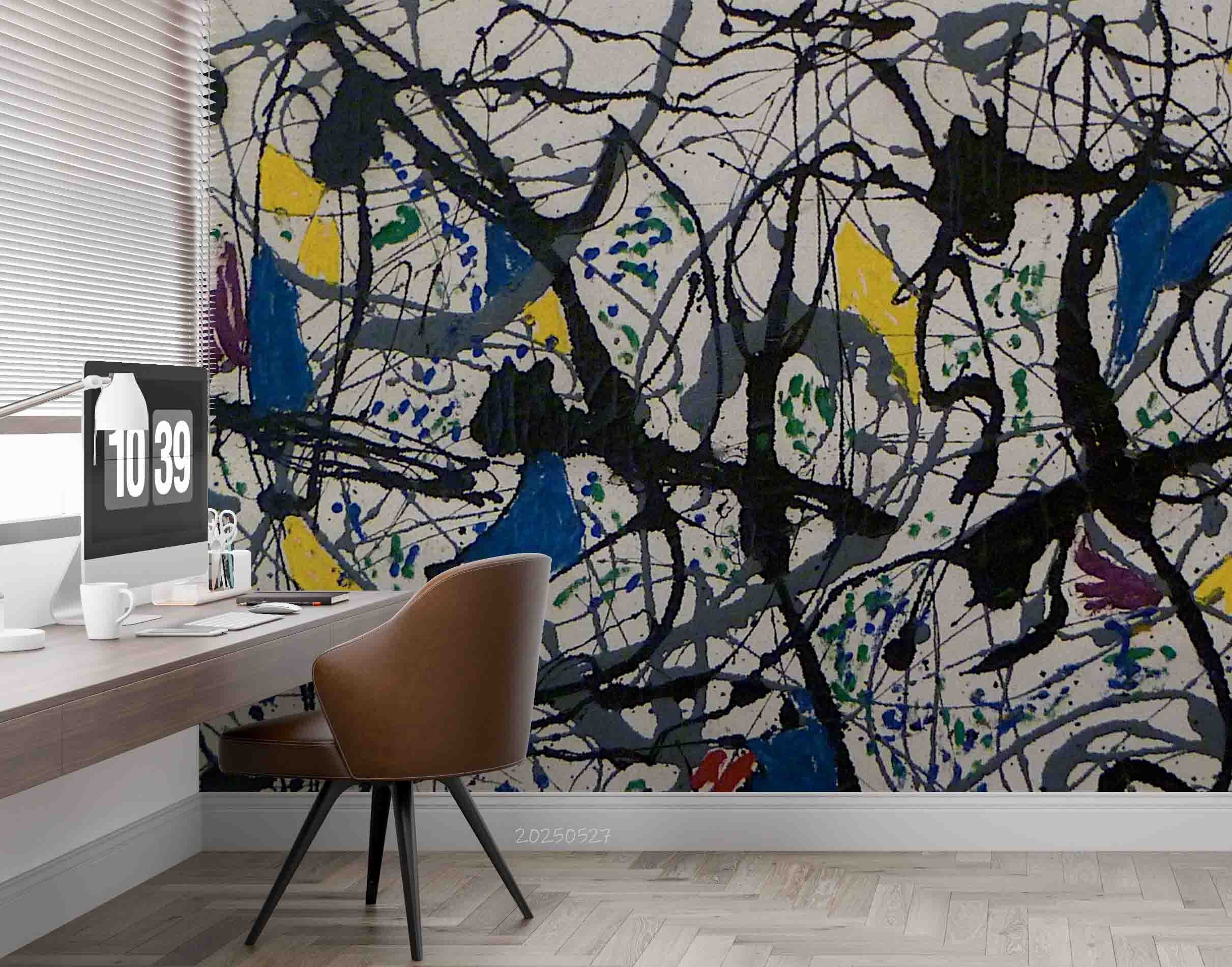 3D Artist's Abstract Painting Graffiti Artwork Wallpaper Wall Mural Wall Decor Wall Art Wall Sticker Remoable Wallpaper 13