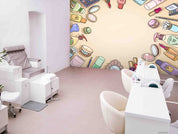 3D Salon Shop Beauty Salon Manicure Set Manicure Tools Wall Mural Wallpaper 52