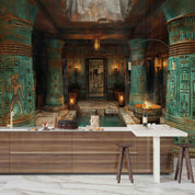 3D Egyptian Hieroglyphics Wall Cultural Symbols Wallpaper Wall Mural Wall Decor Wall Art Wall Sticker Remoable Wallpaper LQH