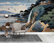 3D Ancient Japanese Landscape Oil Painting Wallpaper Wall Mural Wall Decor Wall Art Wall Sticker Remoable Wallpaper 9