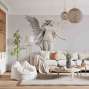 3D Sculpture Angel Wing Wall Mural Wallpaper YXL 2472
