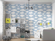 3D Cute Cloud Stars Kids Wall Mural Wallpaper GD 4665- Jess Art Decoration