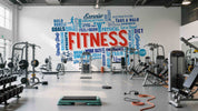 3D Gym Fitness Gymnasium Wall Mural Wallpaper 71