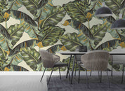 3D Retro Tropical Banana Leaf Wall Mural Wallpaper GD 4688- Jess Art Decoration
