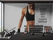 3D Gym Fitness Gymnasium Wall Mural Wallpaper 73