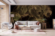3D Gold Alcohol Ink Background Glitter Wall Mural Wallpaper GD 3553- Jess Art Decoration