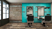 3D Salon Shop Beauty Salon Mustache Wall Mural Wallpaper 49