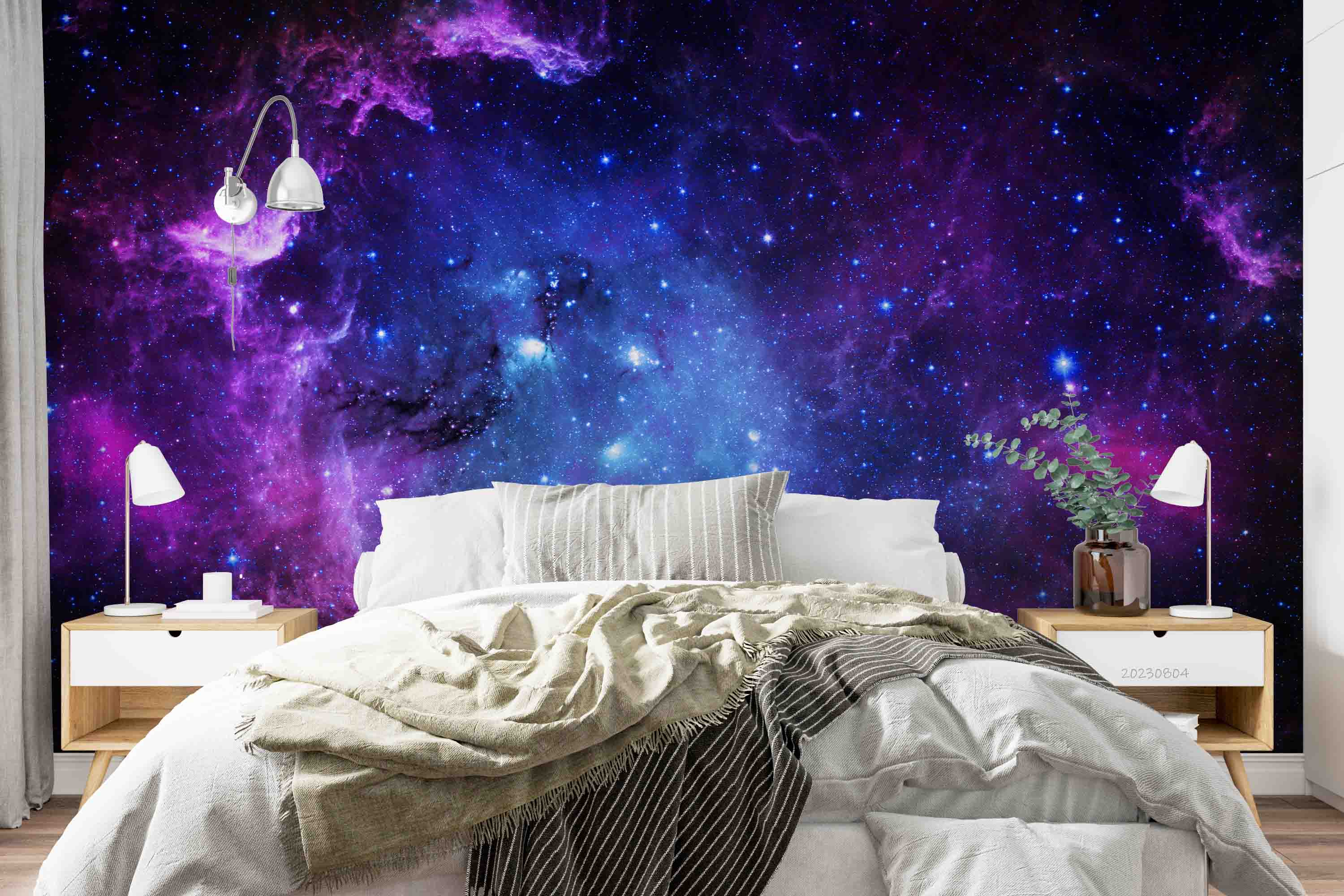 3D Starry Sky Star Cloud Wall Mural Wallpaper YXL 2489