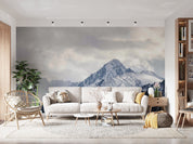 3D Mountain Snow Sky Cloud Wall Mural Wallpaper YXL 2896