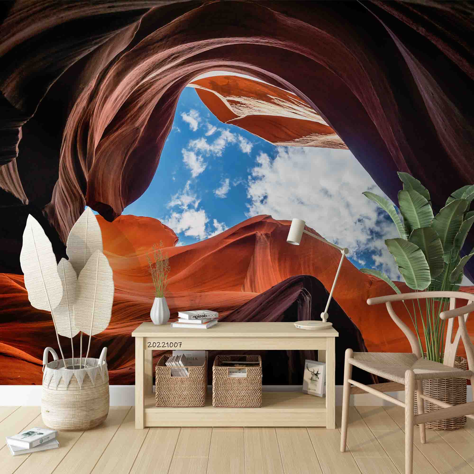 3D Antelope Canyon Lights Rocks Arizona USA Wall Mural Wallpaper GD 3287- Jess Art Decoration