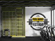 3D Gym Fitness Gymnasium Dumbbell Wall Mural Wallpaper 53