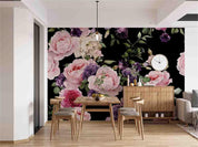 3D Vintage Colorful Floral Background Wall Mural Wallpaper GD 3620- Jess Art Decoration