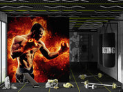 3D Gym Fitness Boxing Wall Mural Wallpaper 8
