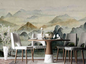 3D Watercolor Mountains Landscape Oil Painting Wallpaper Wall Mural Wall Decor Wall Art Wall Sticker Remoable Wallpaper LQH 33