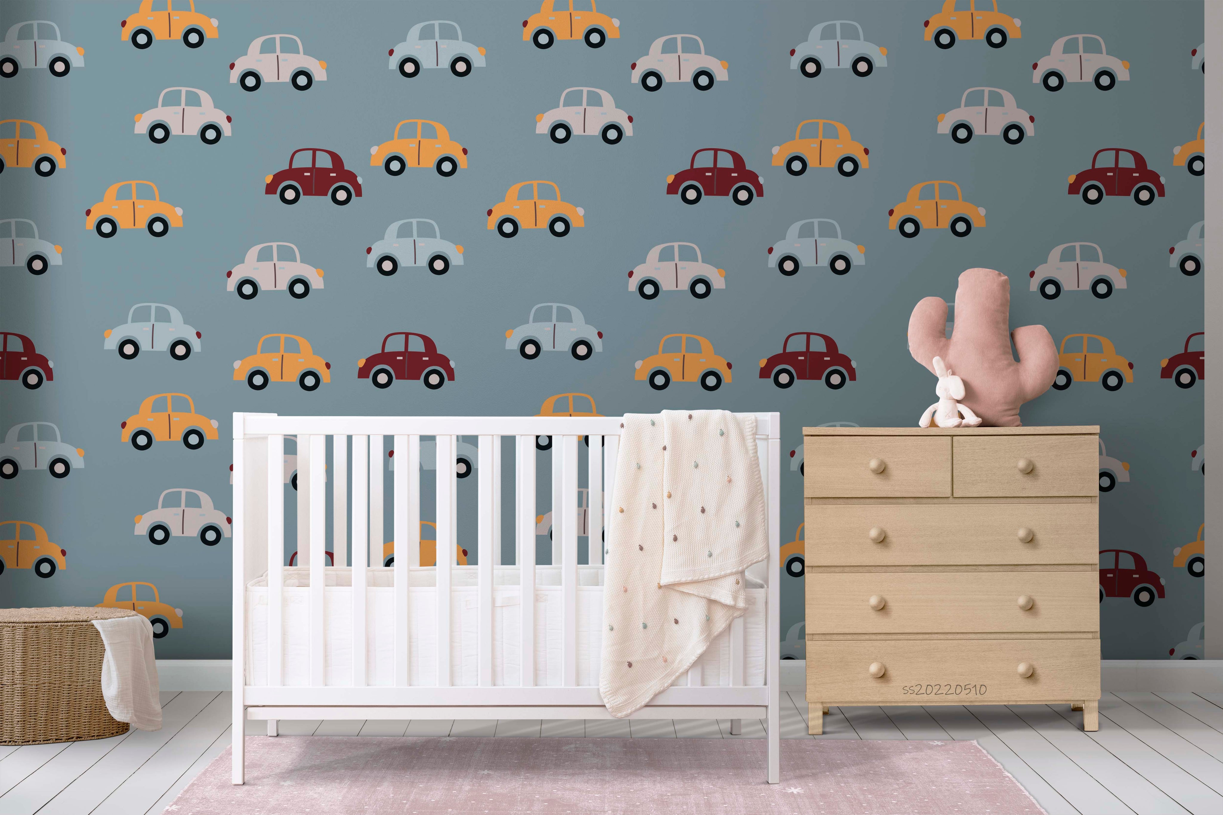 3D Cartoon Car Pattern Kids Wall Mural Wallpaper GD 4125- Jess Art Decoration