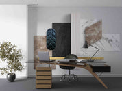 3D Office Business Commerce Marble Modern Abstract Wall Mural Wallpaper 46