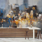 3D Oil Painting City Tall Buildings Wall Mural Wallpaper GD 5594- Jess Art Decoration