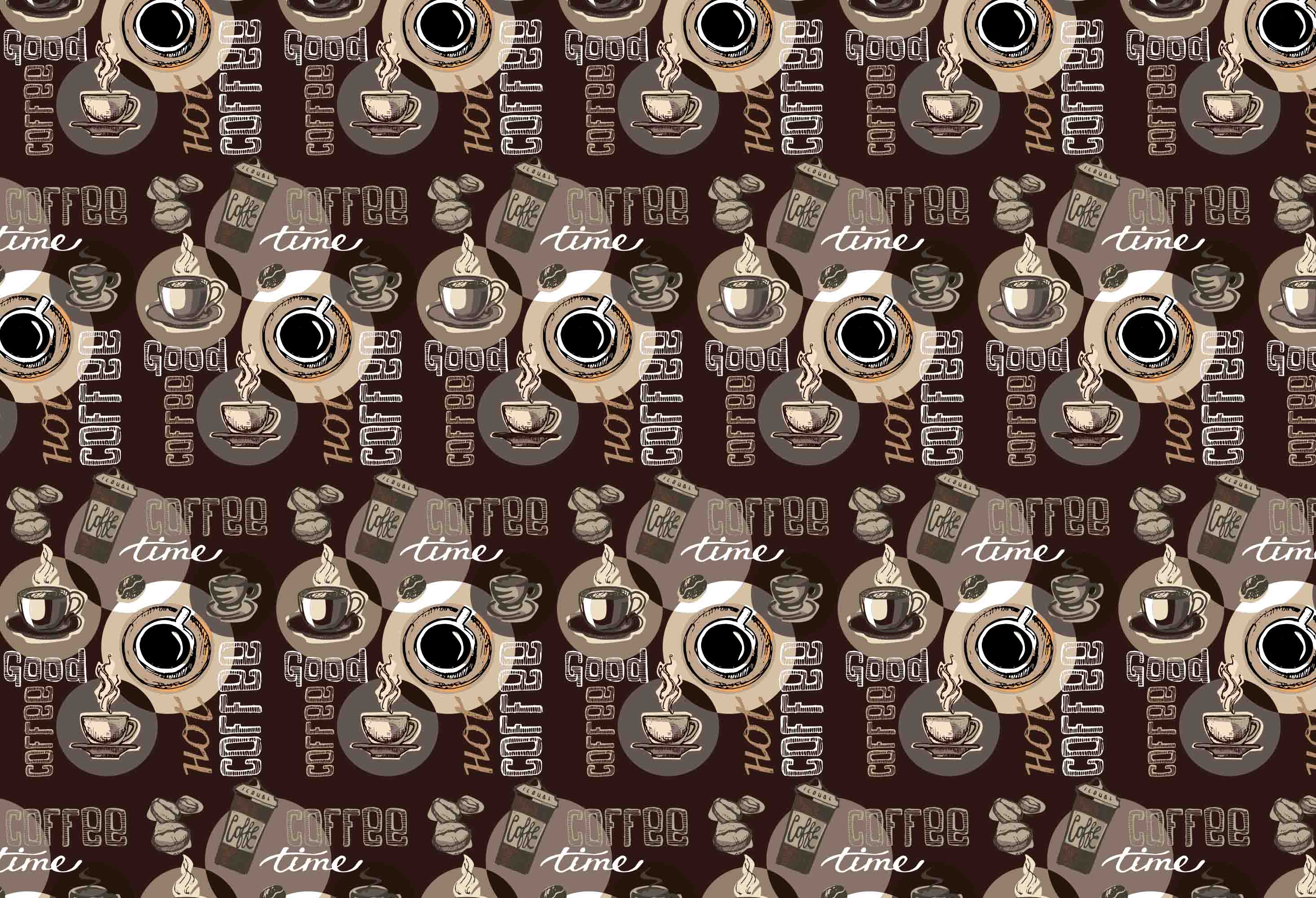 3D Restaurant Snack Bar Coffee Shop Pattern Wall Mural Wallpaper 59