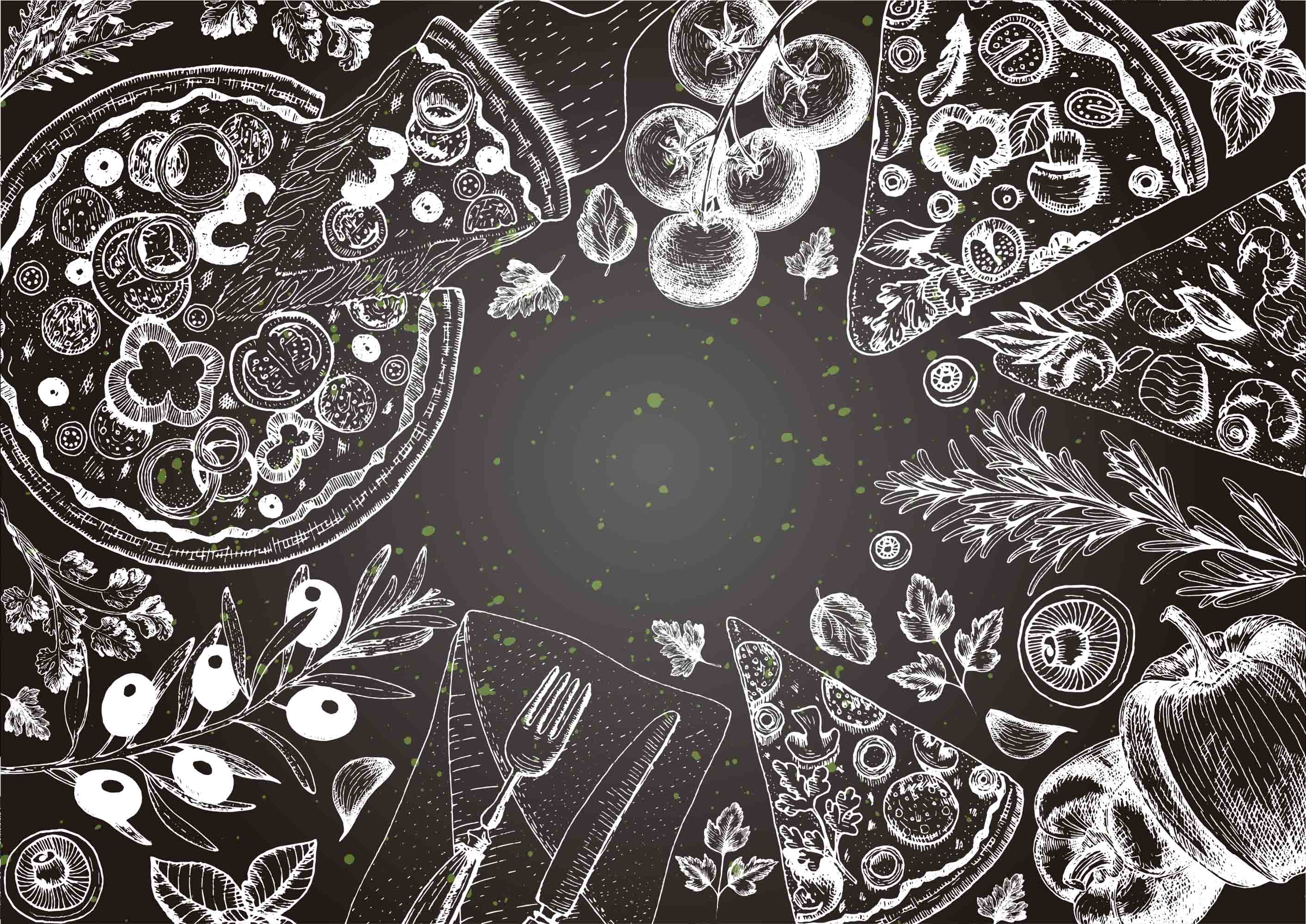 3D Restaurant Snack Bar Diner Fast Food Pizza Wall Mural Wallpaper 53