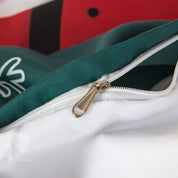 3D Santa Claus Gift Socks Green Pattern Quilt Cover Set Bedding Set Duvet Cover Pillowcases 490- Jess Art Decoration