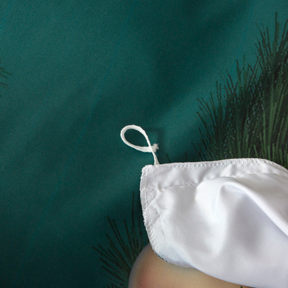 3D Santa Claus Gift Socks Green Pattern Quilt Cover Set Bedding Set Duvet Cover Pillowcases 490- Jess Art Decoration