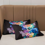 3D Zebra Elephant Leopard Floral Butterfly Quilt Cover Set Bedding Set Duvet Cover Pillowcases 486- Jess Art Decoration