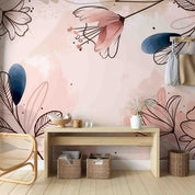3D Hand Drawn Watercolor Floral Wall Mural Wallpaper GD 3361- Jess Art Decoration