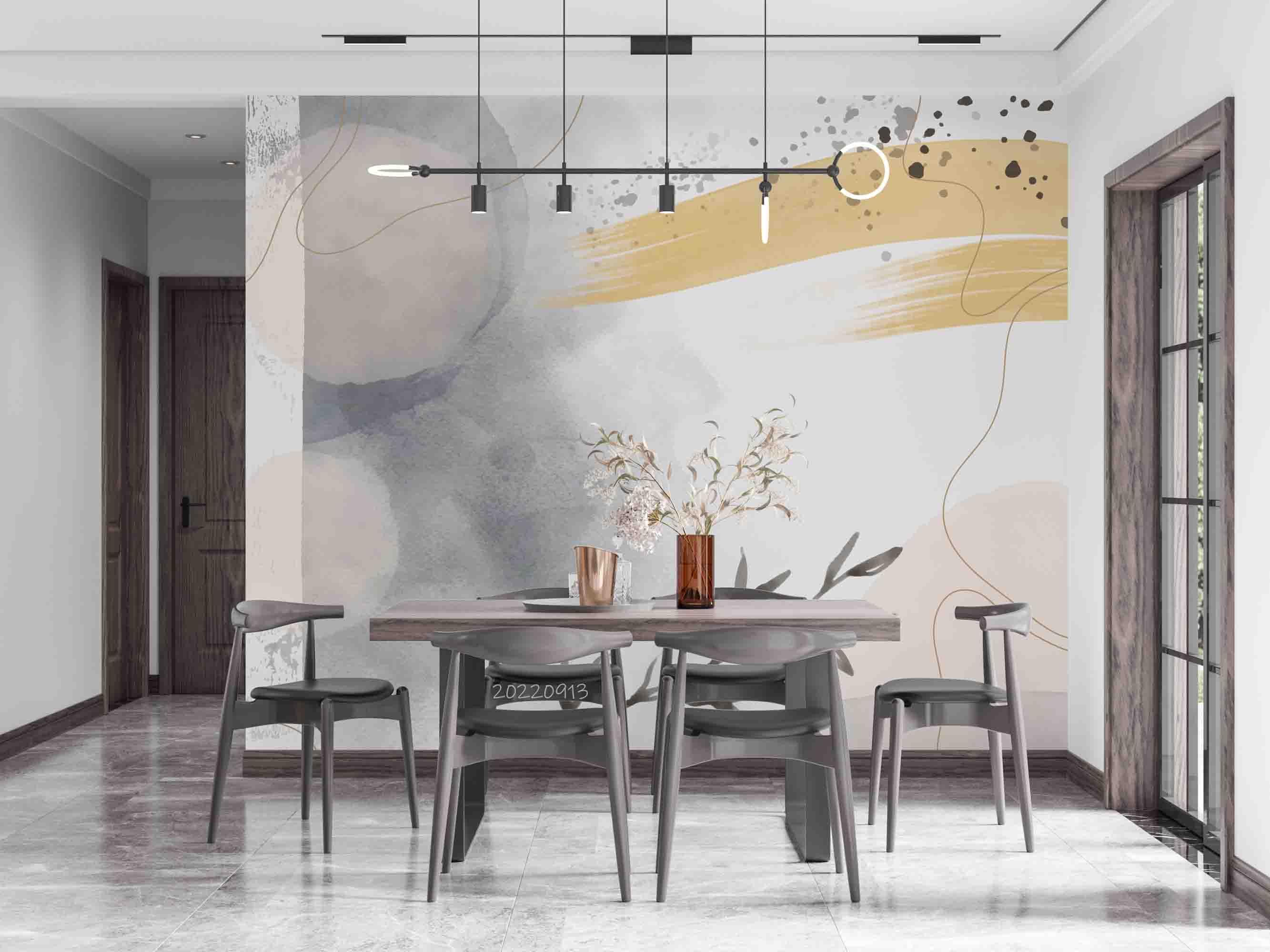 3D Watercolor Abstract Graffiti Background Wall Mural Wallpaper GD 3514- Jess Art Decoration