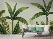 3D Tropical Banana Tree Leaves Wall Mural Wallpaper GD 3319- Jess Art Decoration