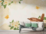 3D Watercolor Spring Floral Background Wall Mural Wallpaper GD 3298- Jess Art Decoration