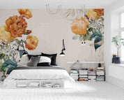 3D Vintage Floral Border Background Wall Mural Wallpaper GD 3560- Jess Art Decoration