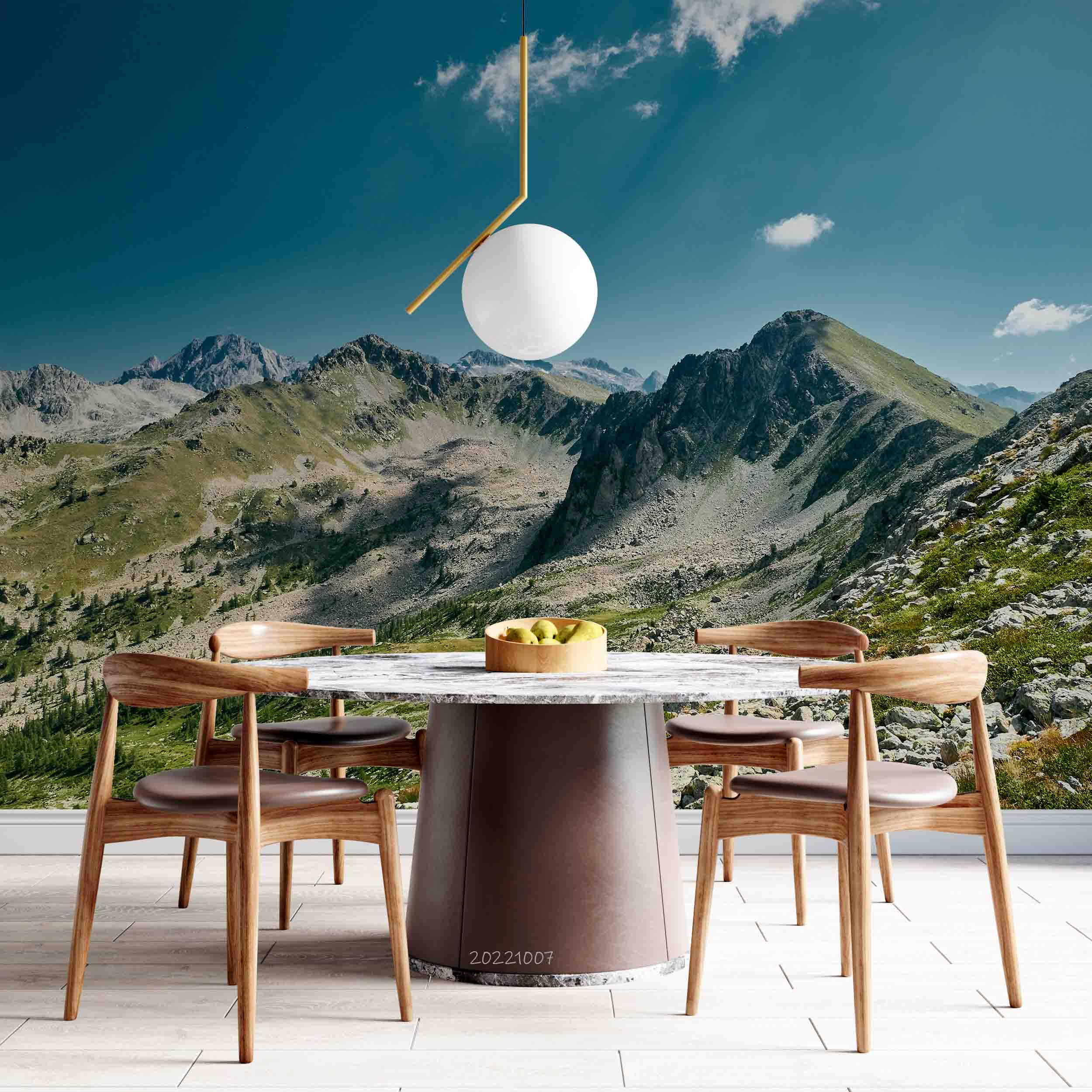 3D Stunning Scene Ridge French Riviera Wall Mural Wallpaper GD 3211- Jess Art Decoration