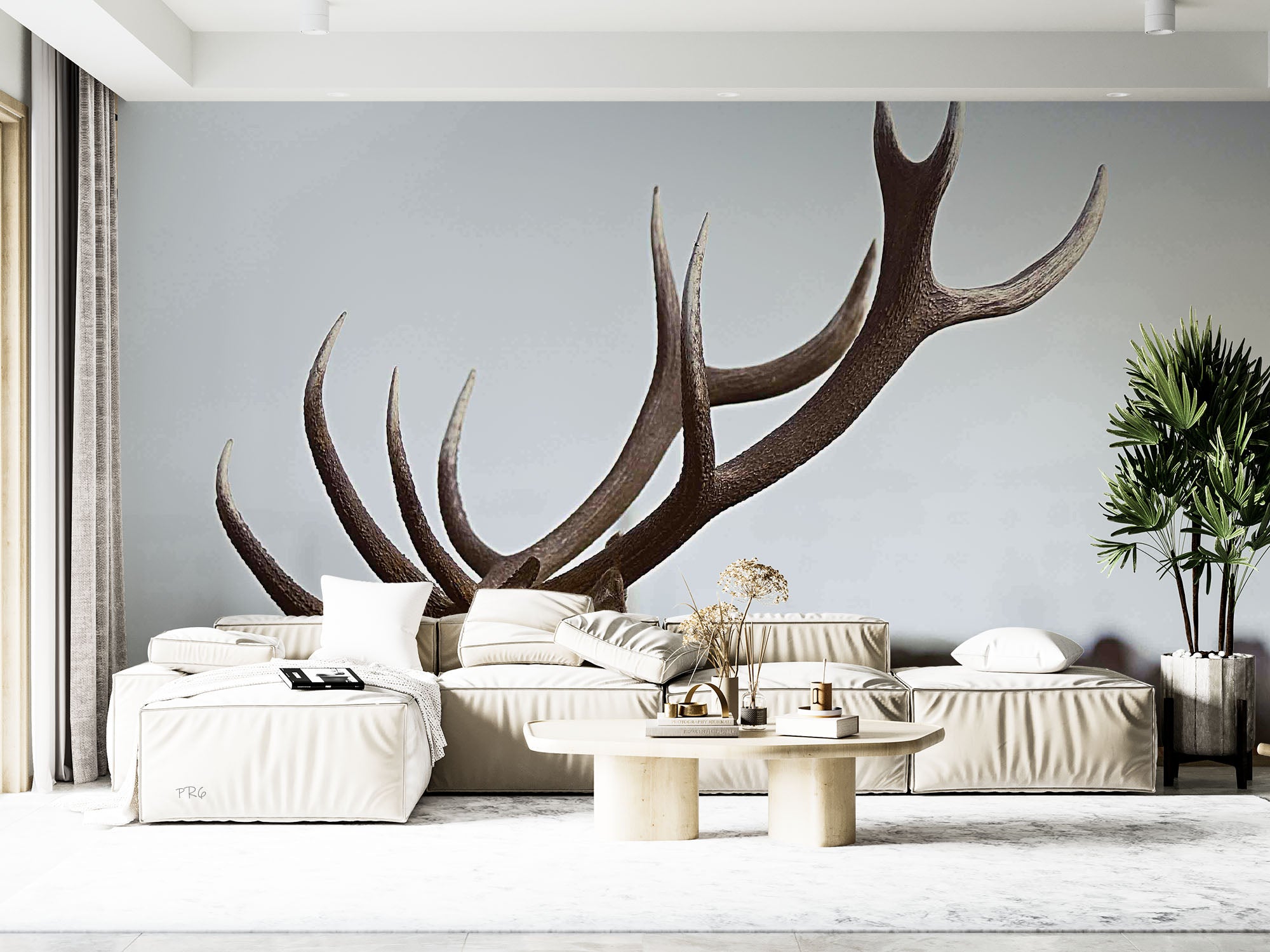 3D Animal Corner Mountain Wall Mural Wallpaper YXL 18- Jess Art Decoration