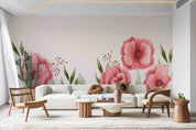 3D Watercolor Floral Spring Background Wall Mural Wallpaper GD 3511- Jess Art Decoration