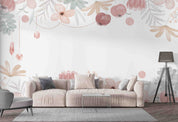 3D Watercolor Floral Illustration Background Wall Mural Wallpaper GD 3305- Jess Art Decoration