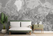 3D Detailed World Map Wall Mural Wallpaper GD 4789- Jess Art Decoration