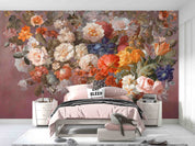 3D Colorful Floral Background Wall Mural Wallpaper GD 4727- Jess Art Decoration