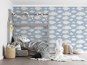 3D Cute Cloud Stars Kids Wall Mural Wallpaper GD 4665- Jess Art Decoration