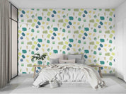 3D Abstract Green Graffiti Pattern Wallpaper Wall Mural Wall Decor Wall Art Wall Sticker Remoable Wallpaper