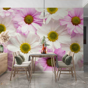 3D Colorful Spring Daisies Wall Mural Wallpaper GD 3333- Jess Art Decoration