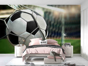 Football Net Football Stadium Wallpaper football stadium wall mural for sports room, club room or fan space