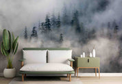 3D Forest Trees Misty Scenery Wall Mural Wallpaper GD 4522- Jess Art Decoration