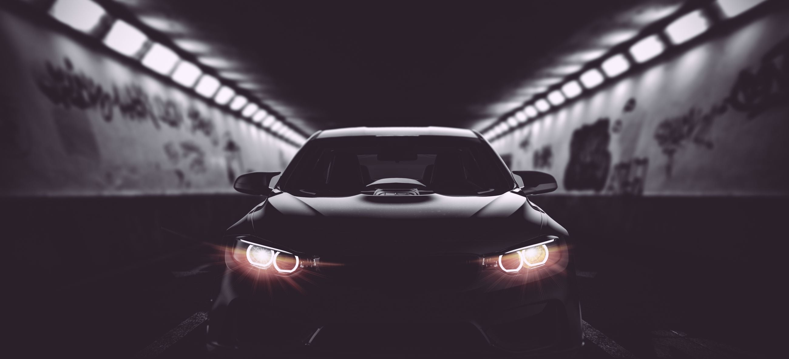 3D Black Sports Car Tunnel Wallpaper Wall Mural Wall Decor Wall Art Wall Sticker Remoable Wallpaper