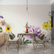 3D Colorful Floral Border Wall Mural Wallpaper GD 3453- Jess Art Decoration
