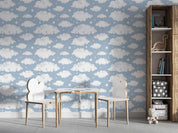 3D Cute Cloud Stars Kids Wall Mural Wallpaper GD 4665- Jess Art Decoration