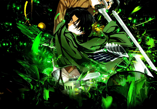3D Cartoon Person Sword Green Wall Mural Wallpaper YXL 1194