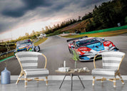Racing Race Track Helicopter Racing Wallpaper racing & cars wall mural for garage, game room or entertainment space - view 6